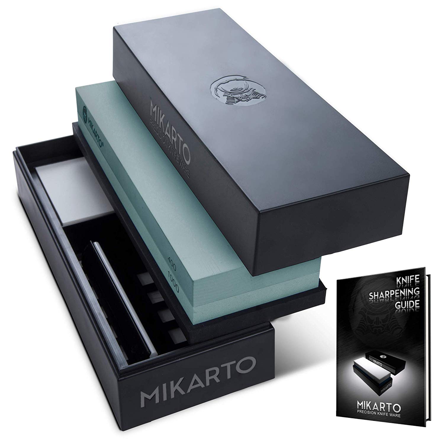 Premium Dual Grit 400/1000 Whetstone - mikartoknifeware
